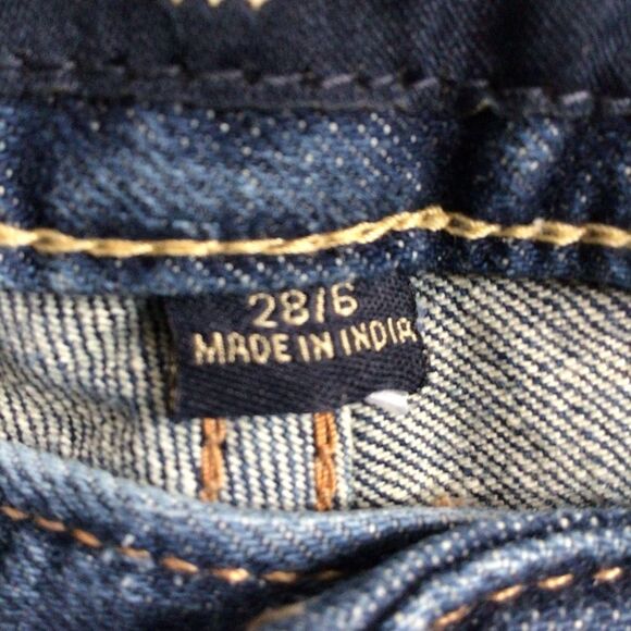 BANANA republic pedal pusher pants jeans stretchy cotton blend medium rise 28/6 - Picture 5 of 12